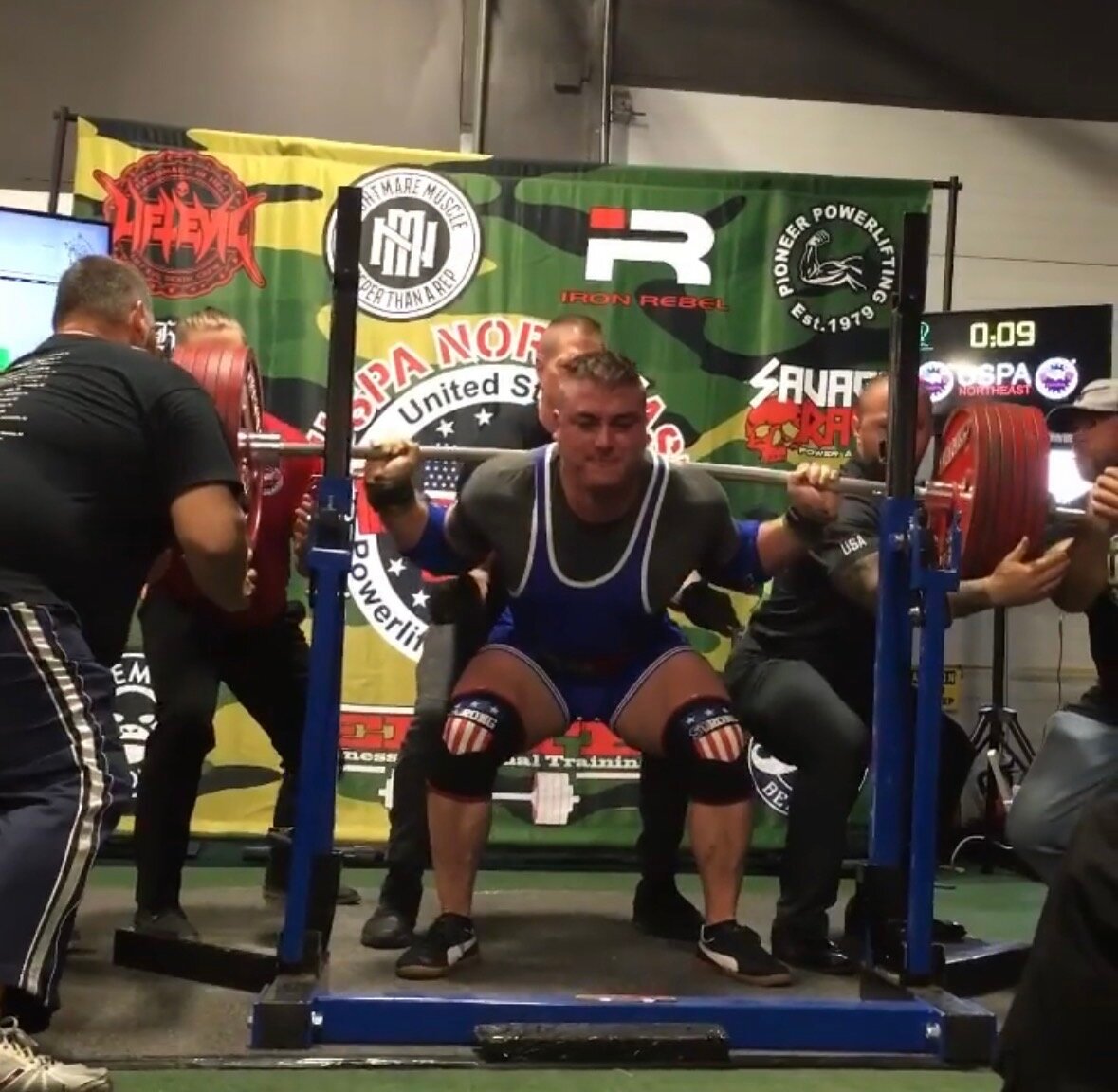 Kyle Smith competing